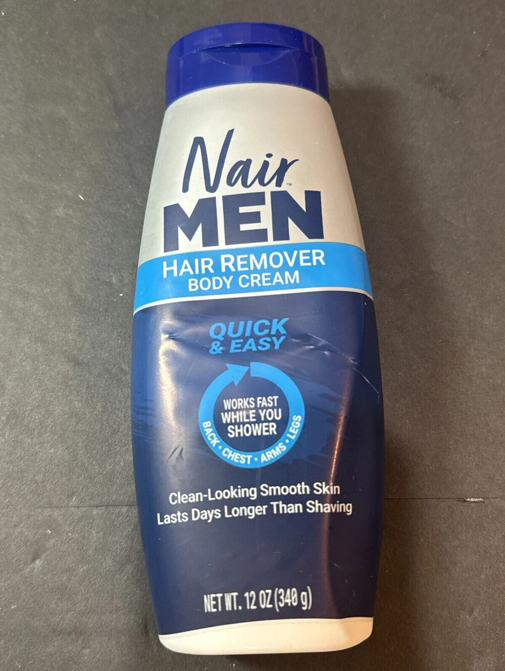 Nair Men Body Cream Hair Remover, Body Hair Removal Cream, 12 Oz